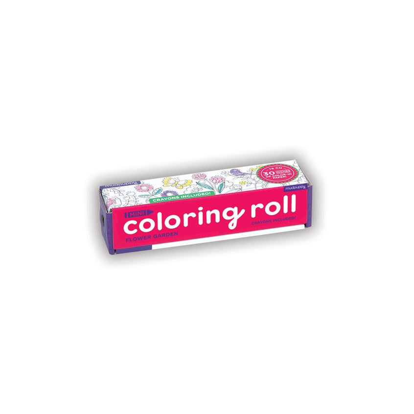 Coloring Roll Mini Flower Garden