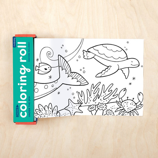 Coloring Roll Mini Under The Sea