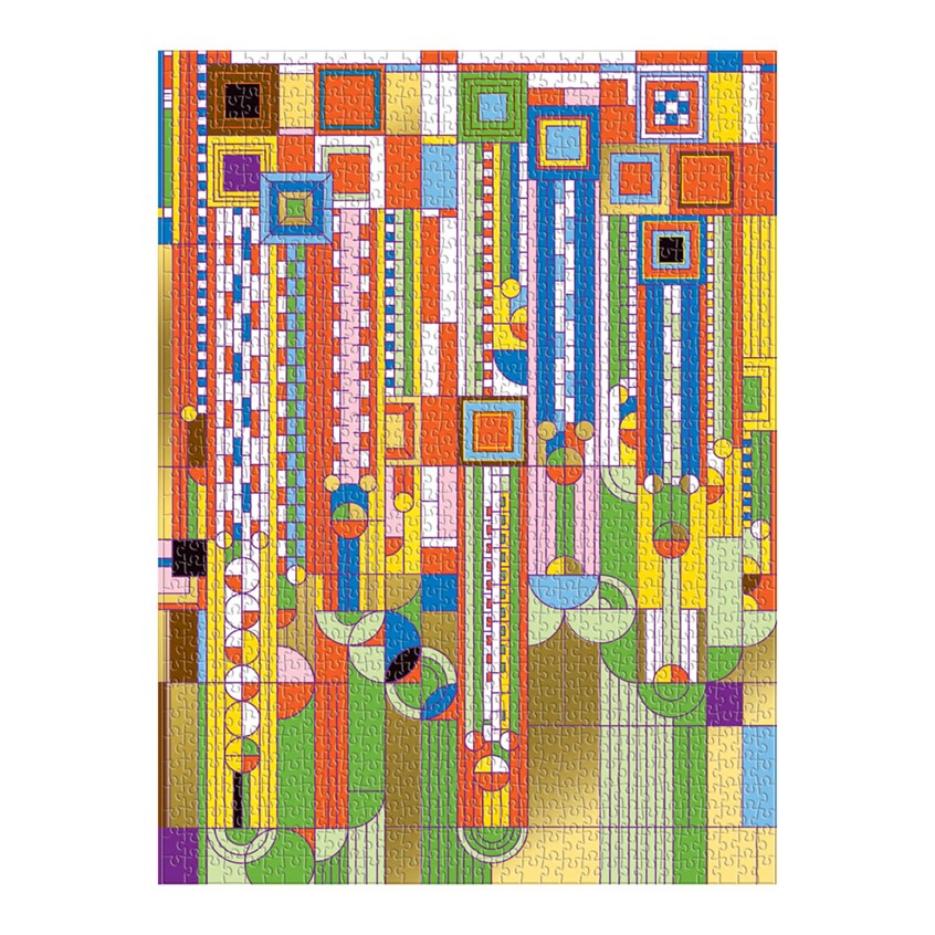 Frank Lloyd Wright Saguaro Cactus And Forms Foil 1000pc Puzzle