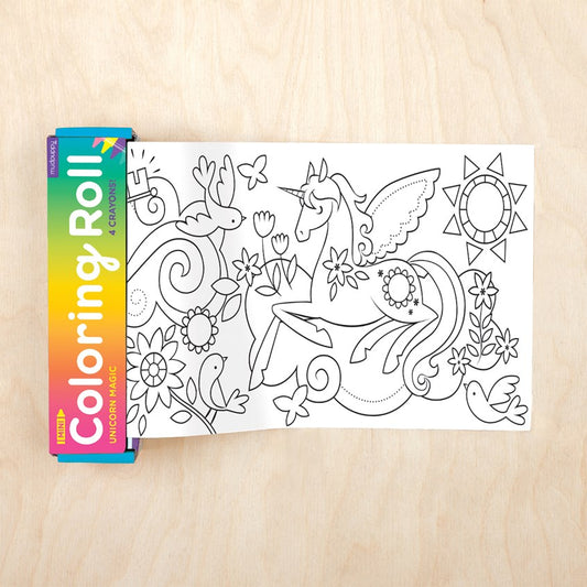 Coloring Roll Mini Unicorn Magic