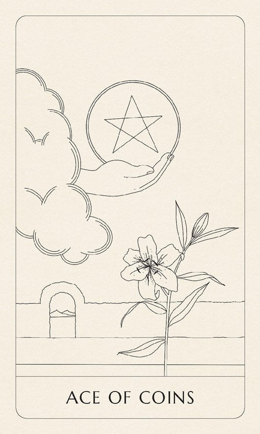 The Coloring Tarot:  A Deck and Guidebook to Color and Create