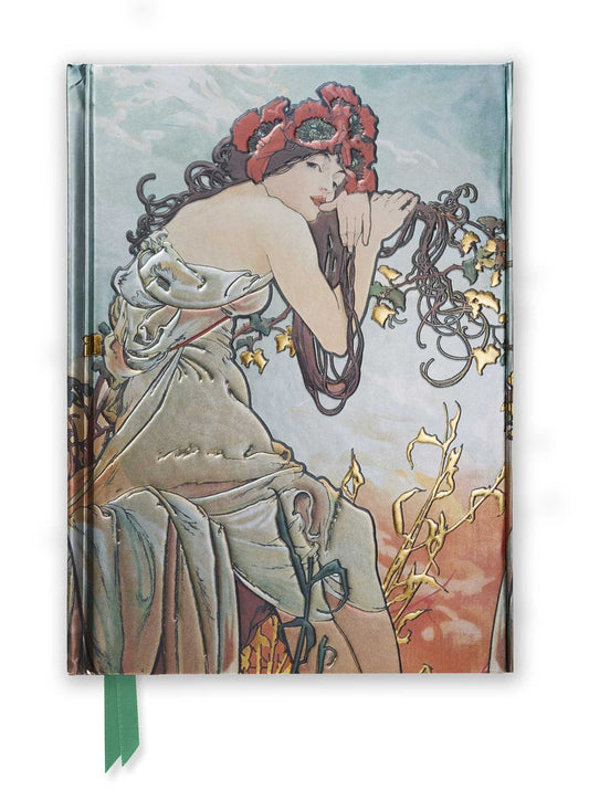 Alphonse Mucha Summer Foiled Journal