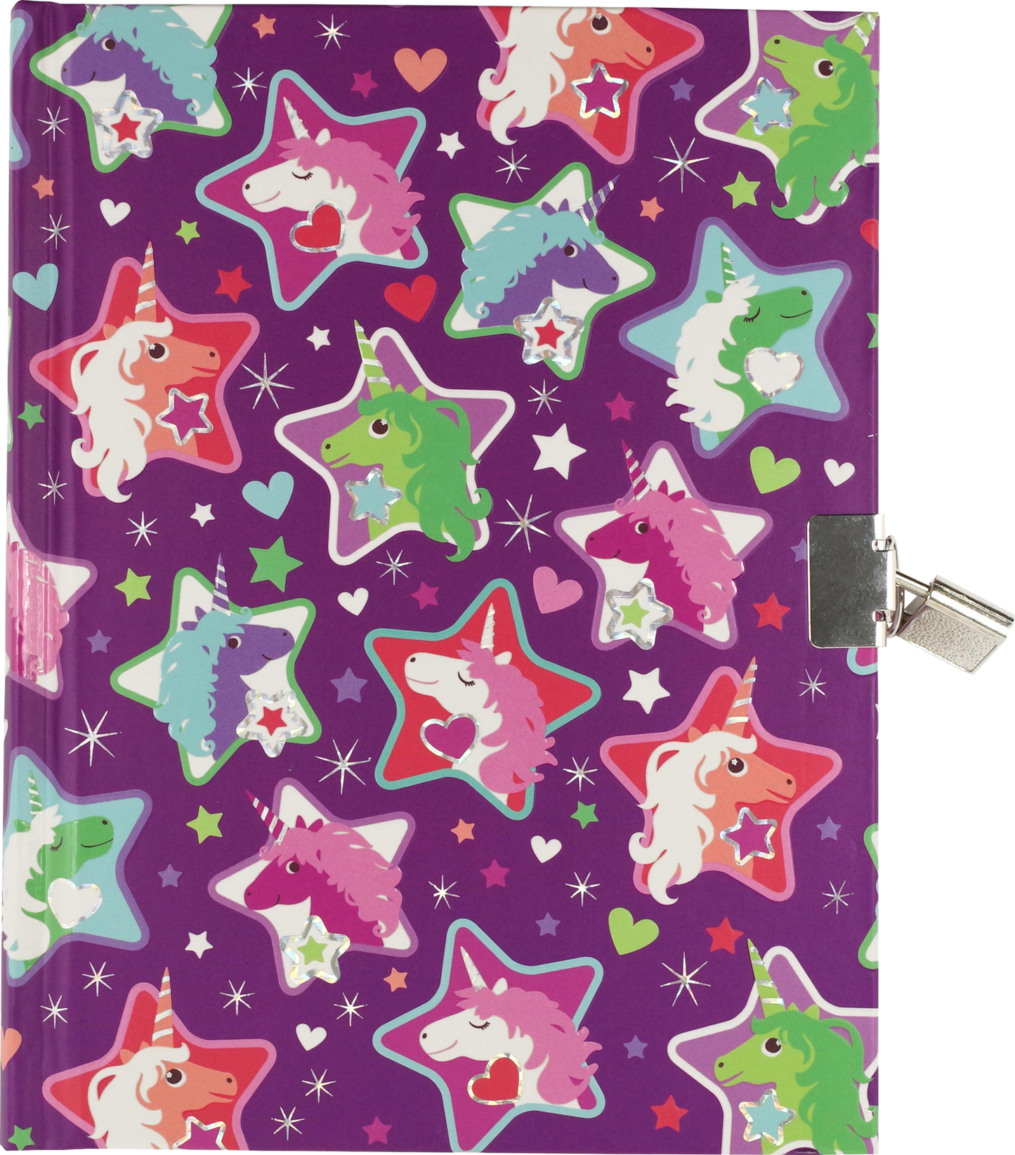 Sparkly Unicorns Locking Journal