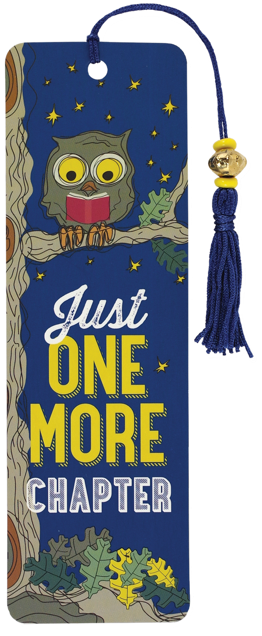 Just One More Chapter Beaded Bookmark