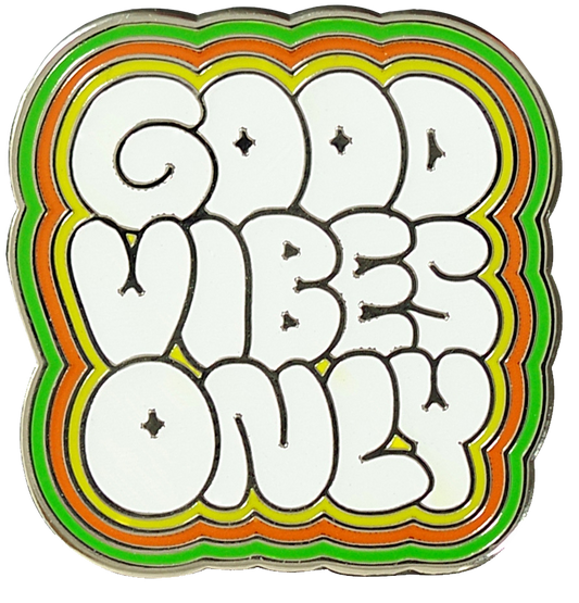 Good Vibes Only Enamel Pin