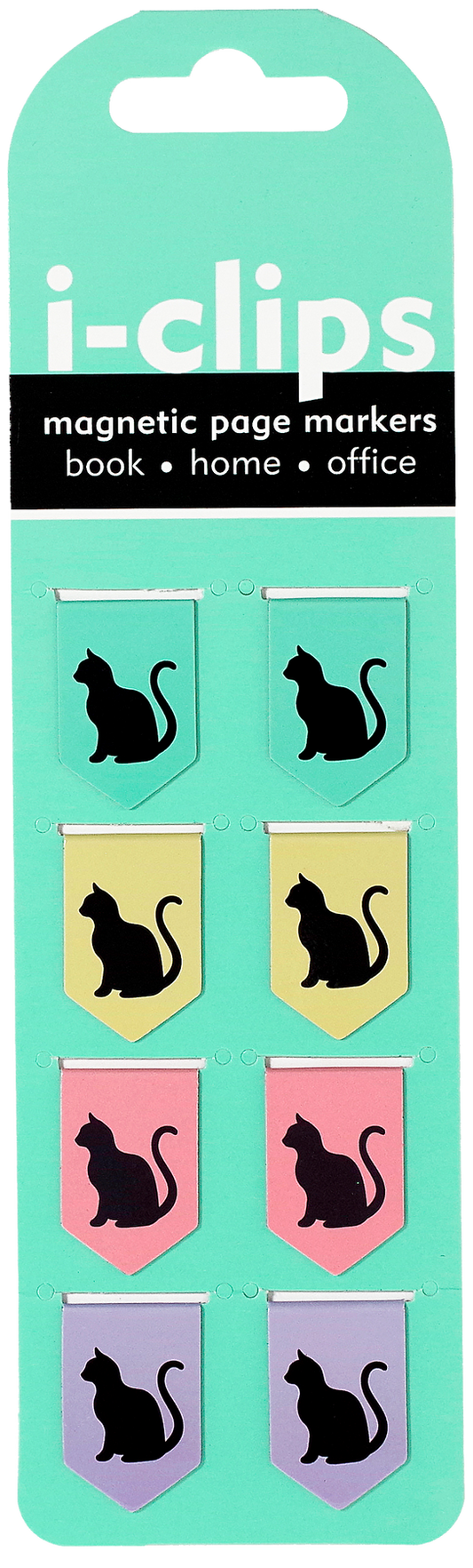 Black Cats i-clips Magnetic Page Markers