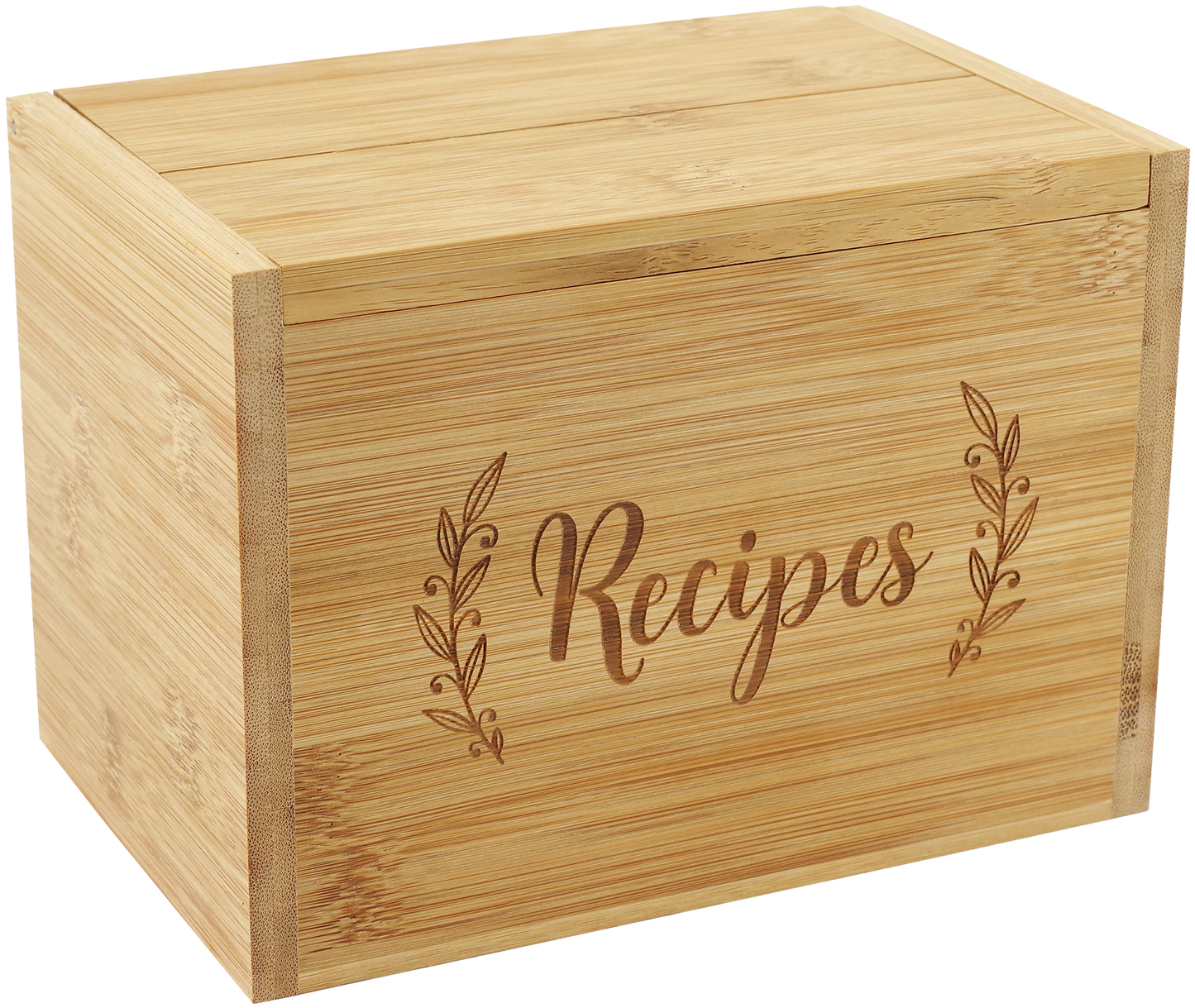 Bamboo Recipe Box Set