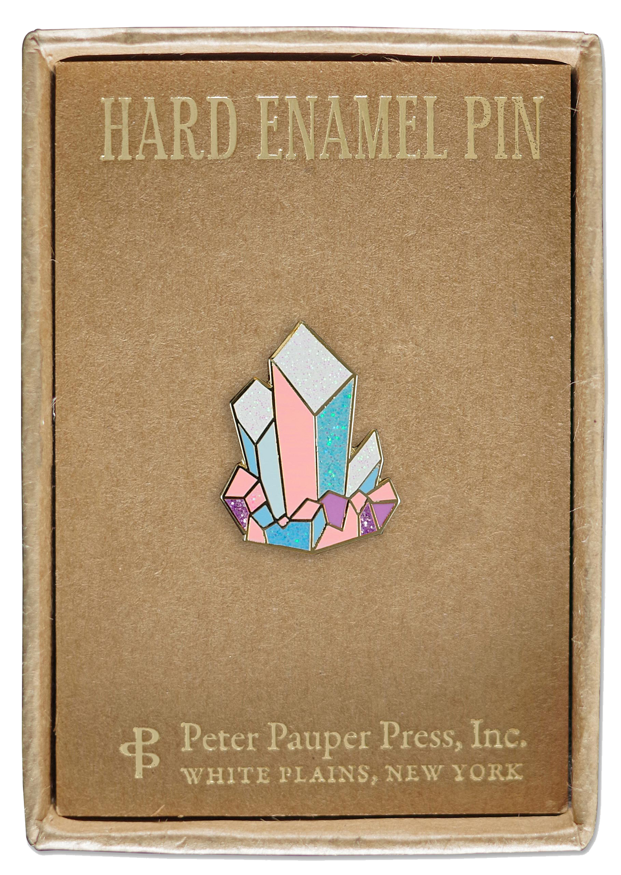 Crystals Enamel Pin