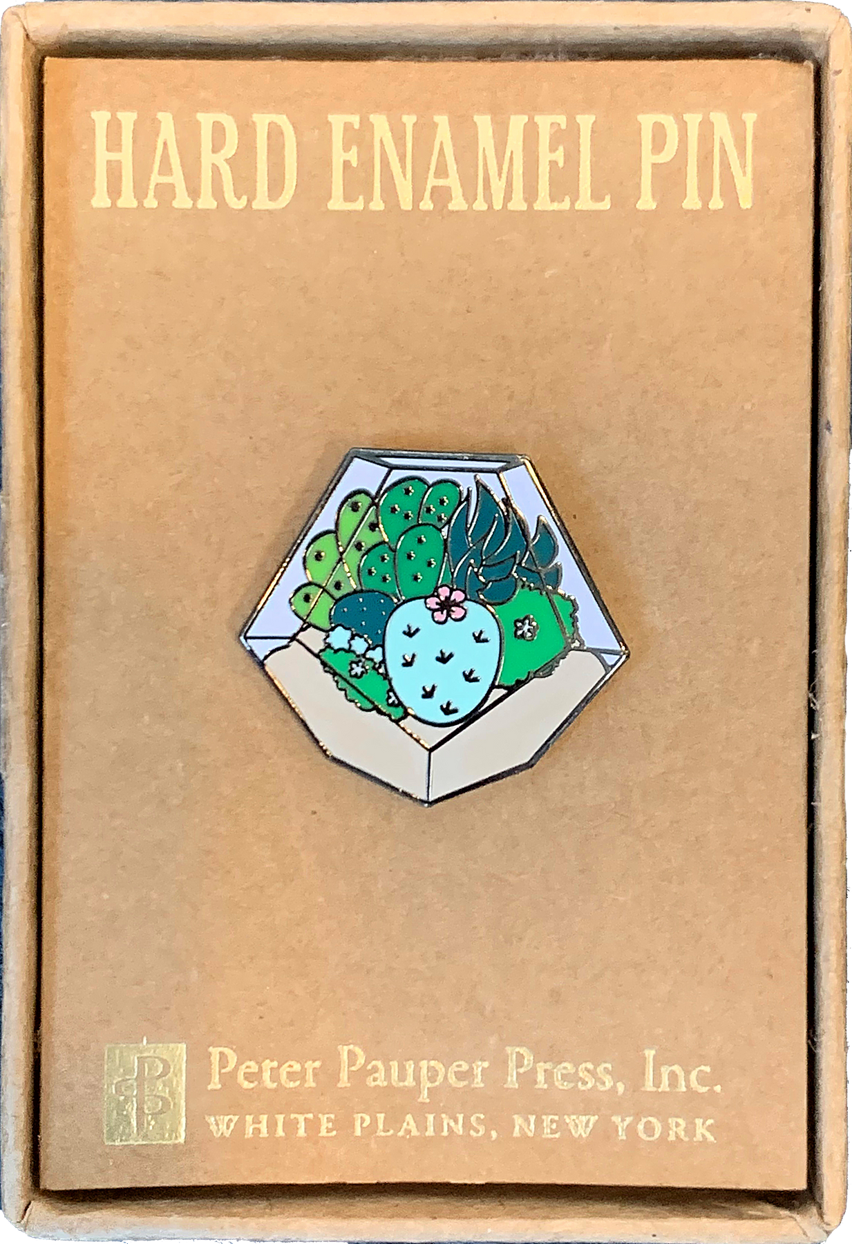 Succulents Enamel Pin