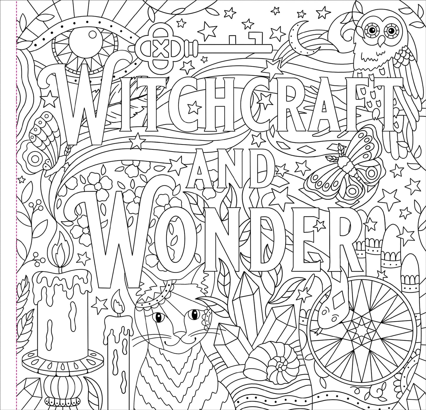 Witchcraft & Wonder Artist's Coloring Book