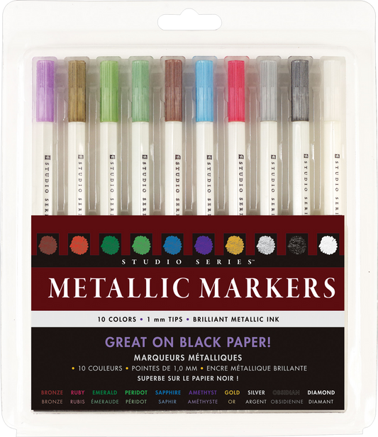 Studio Series Metallic Markers Set