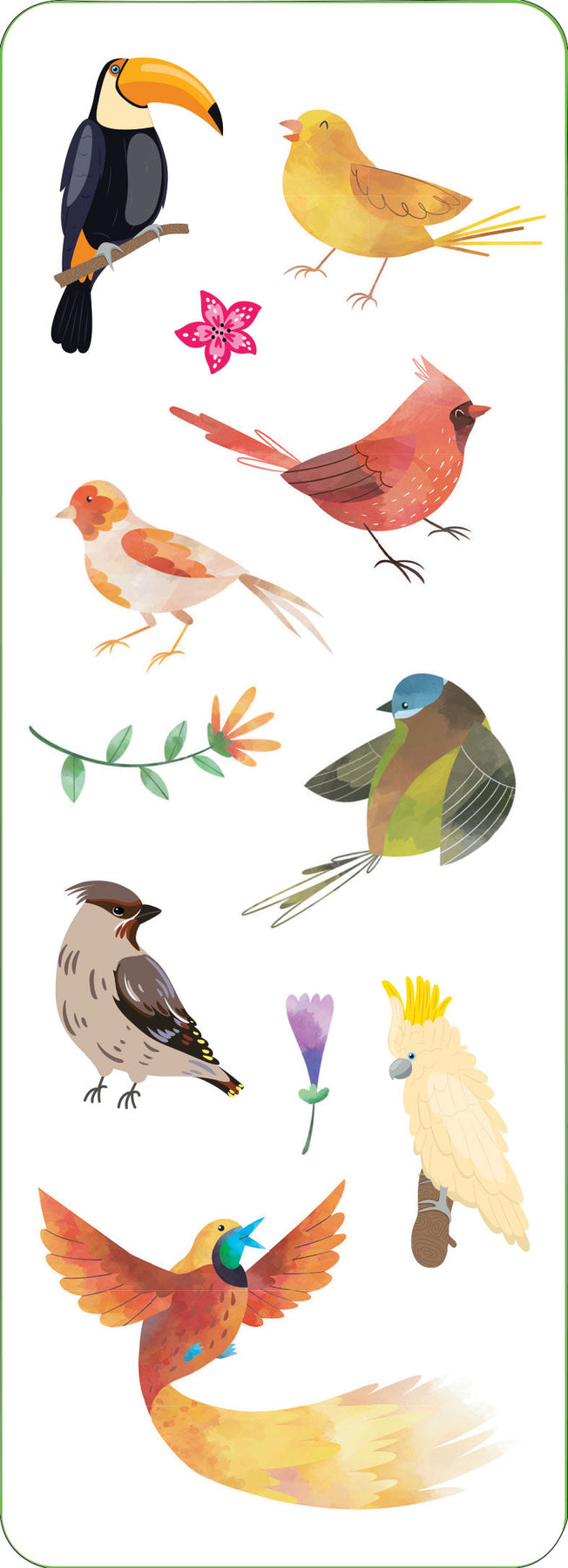 Birds Sticker Set