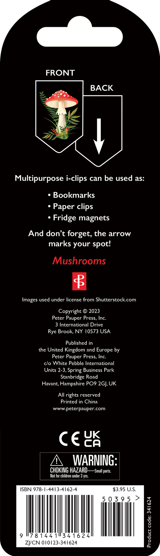 Mushrooms i-clips Magnetic Page Markers