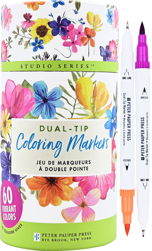 Studio Series Dual-Tip Coloring Markers (Set of 60)