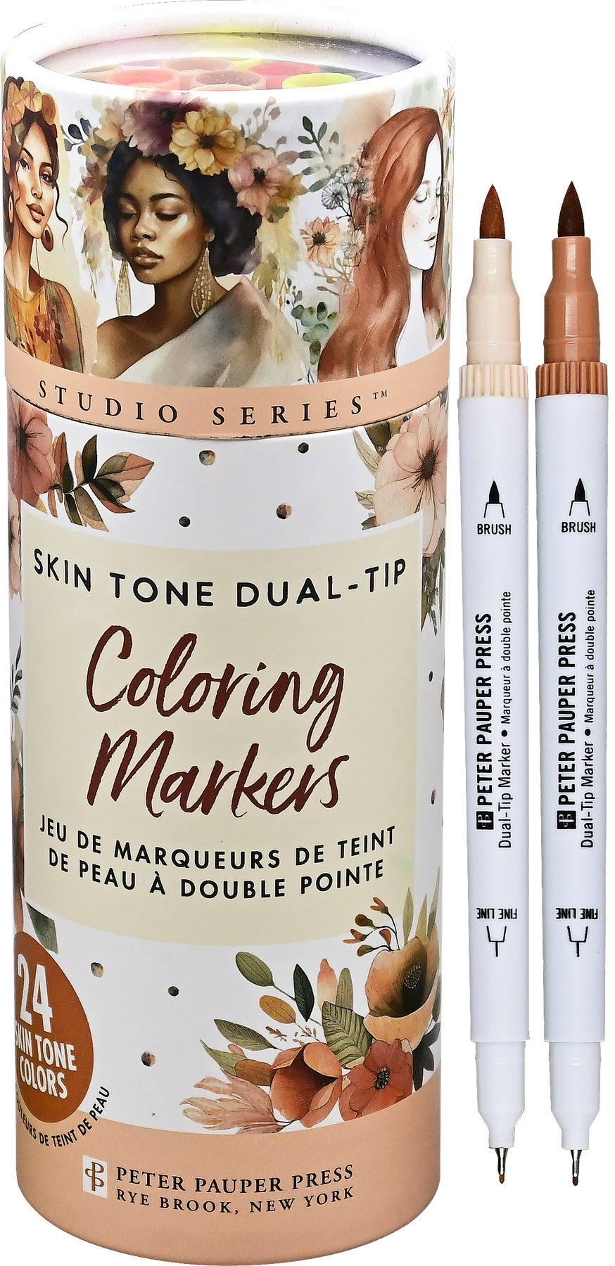 Studio Series Dual-Tip Skin Tone Markers (Set of 24)