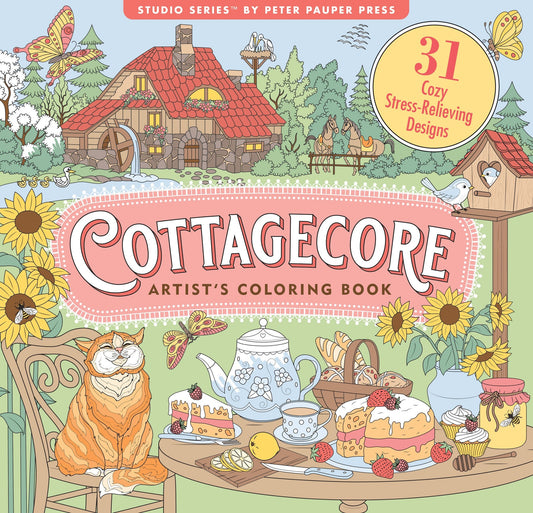 Cottagecore Coloring Book