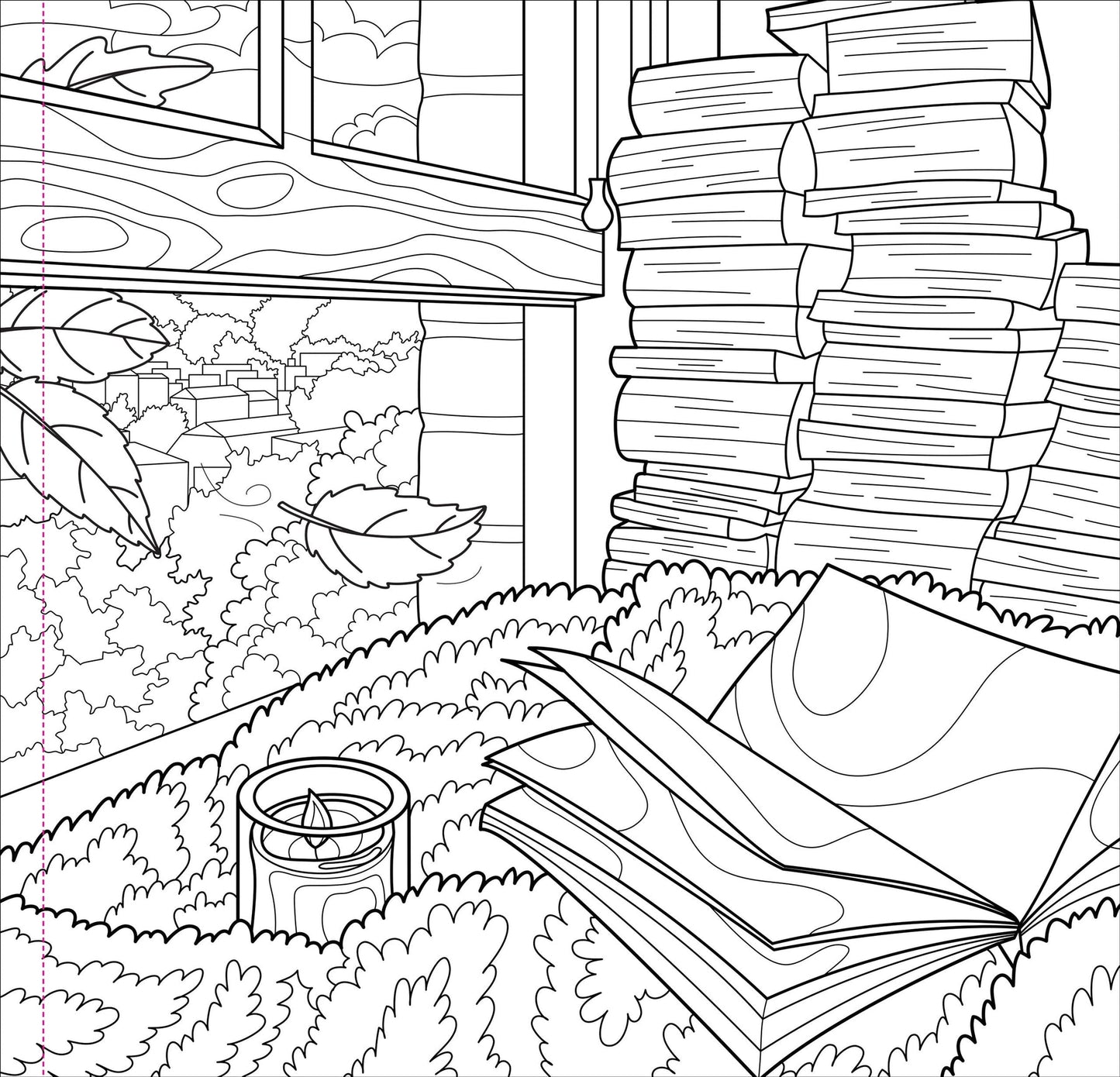 Autumn Dreams Adult Coloring Book