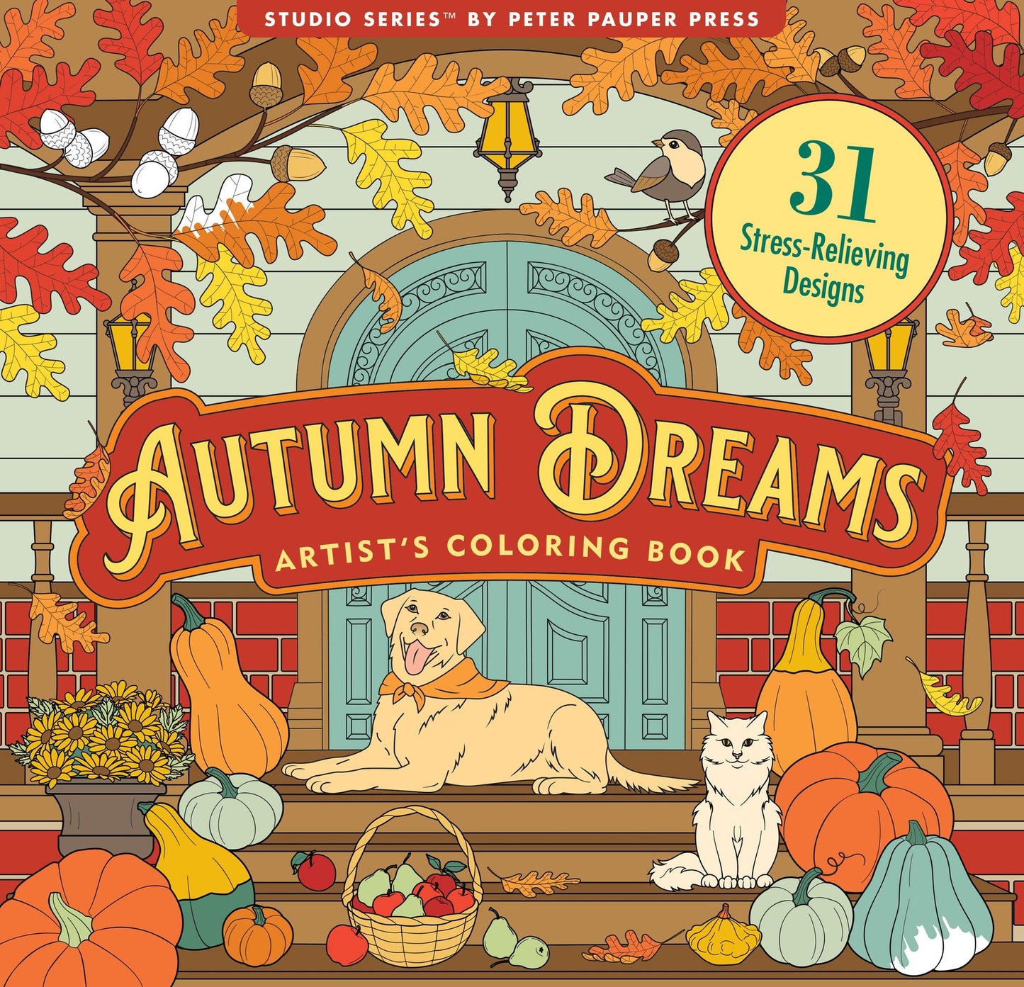 Autumn Dreams Adult Coloring Book