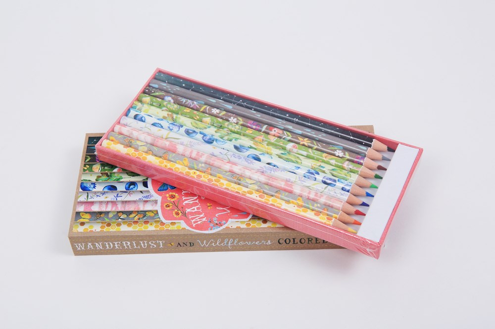 Wanderlust and Wildflowers Colored Pencils Set of 10