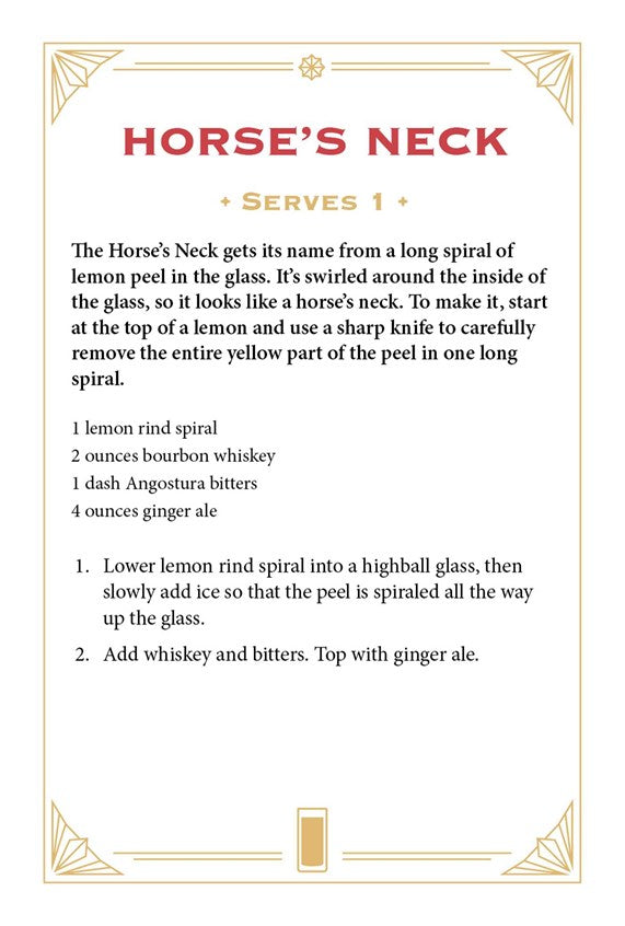 Whiskey Cocktail Cards A-Z