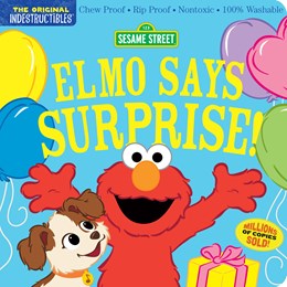 Indestructibles Sesame Street Elmo Says Surprise!