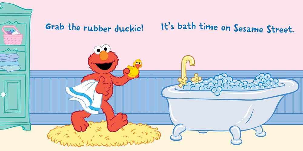 Indestructibles Sesame Street Let's Take A Bath