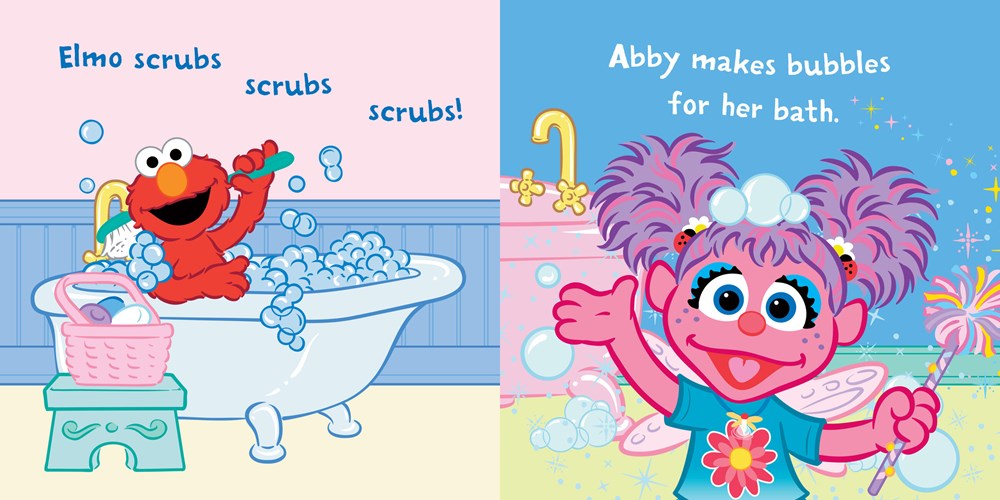 Indestructibles Sesame Street Let's Take A Bath