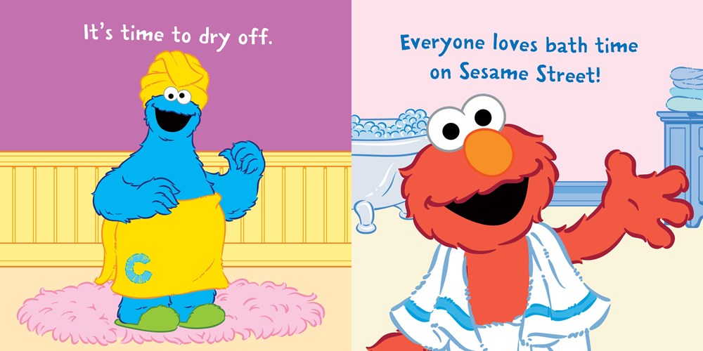 Indestructibles Sesame Street Let's Take A Bath