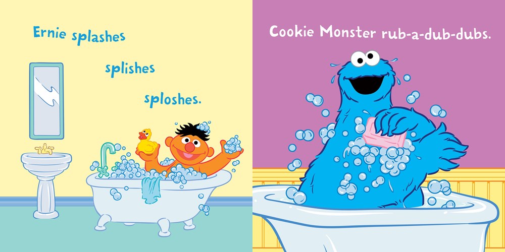 Indestructibles Sesame Street Let's Take A Bath