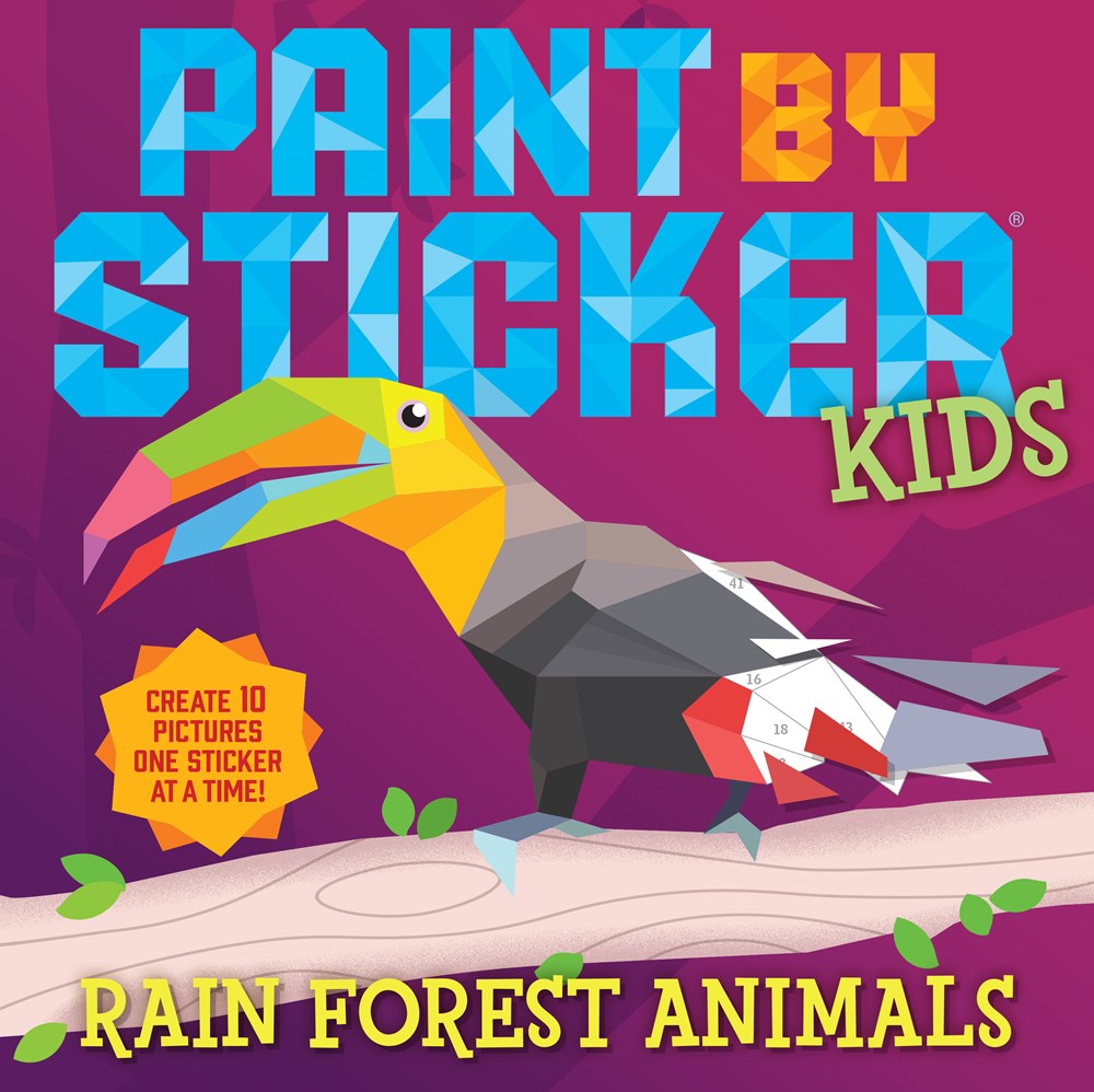 Paint by Sticker Kids Rainforest