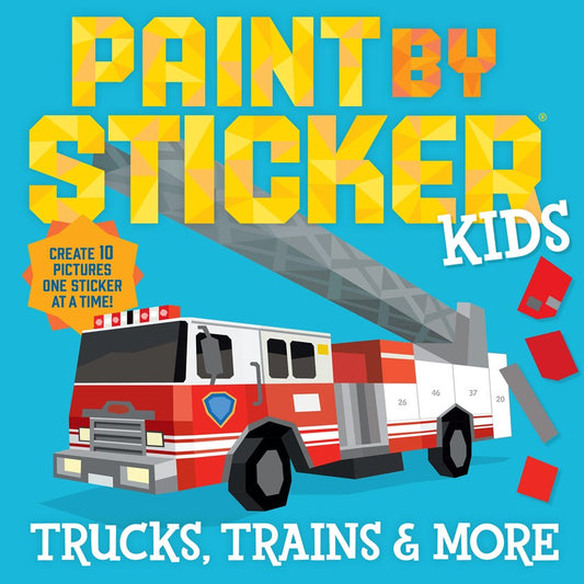 Paint By Sticker Kids Trucks, Trains, & More