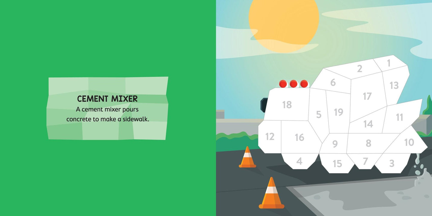 My First Paint By Sticker Construction Site