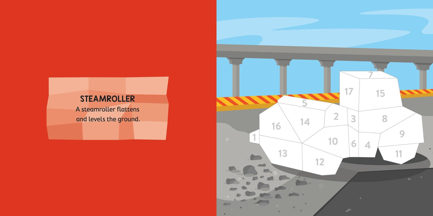 My First Paint By Sticker Construction Site