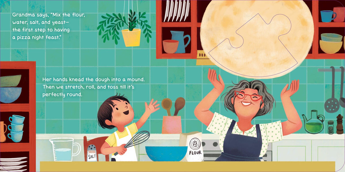 Puzzle A Story Pizza Night Book