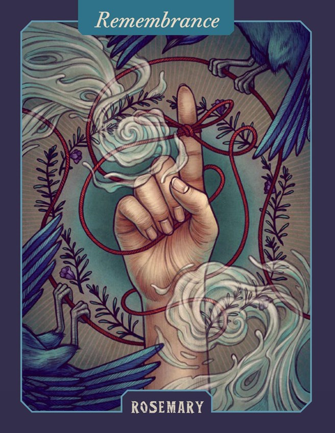 Illustrated Herbiary Oracle Cards