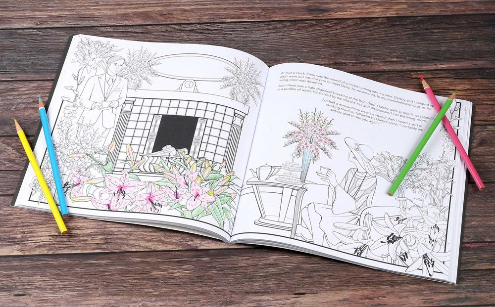 Great Gatsby Coloring Book