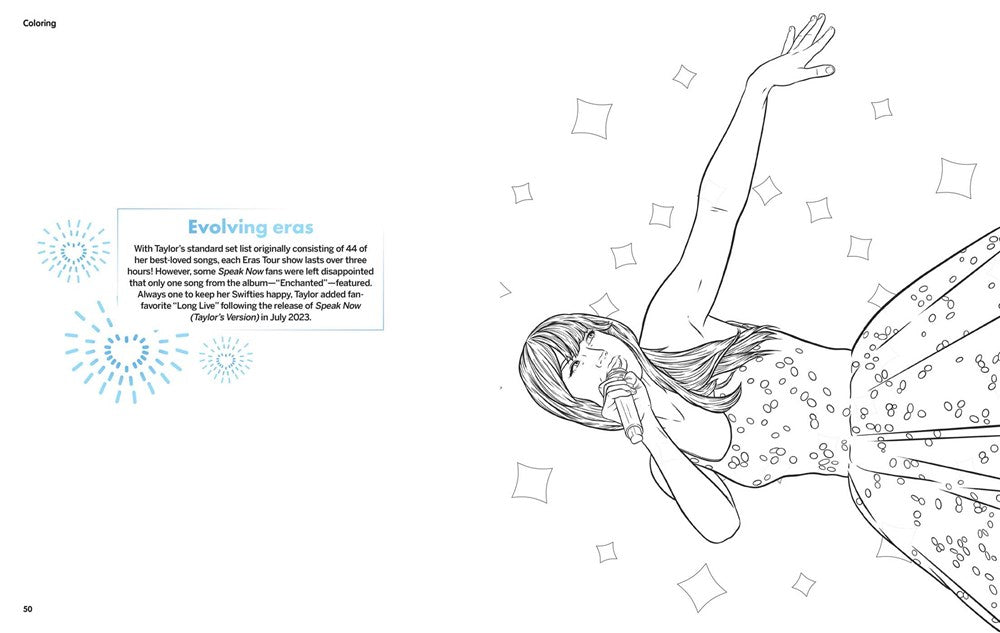 Taylor Swift Coloring & Activity BookTour Edition