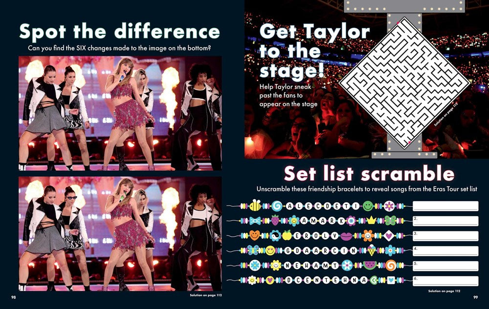 Taylor Swift Coloring & Activity BookTour Edition