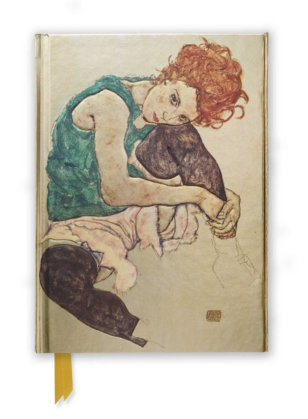 Egon Schiele Seated Woman Foil Journal