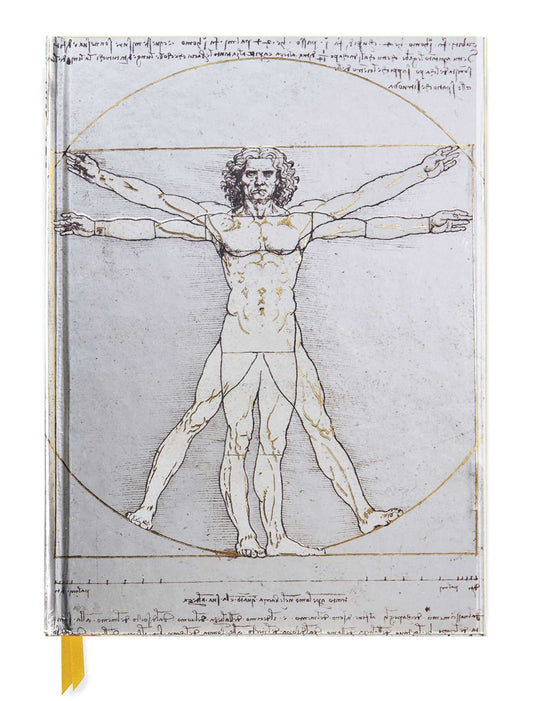 Vitruvian Man Blank Sketchbook