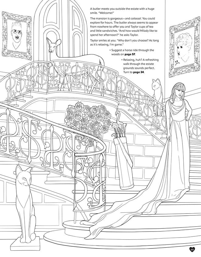 Taylor Swift in Every Era:  An Unofficial Coloring Adventure