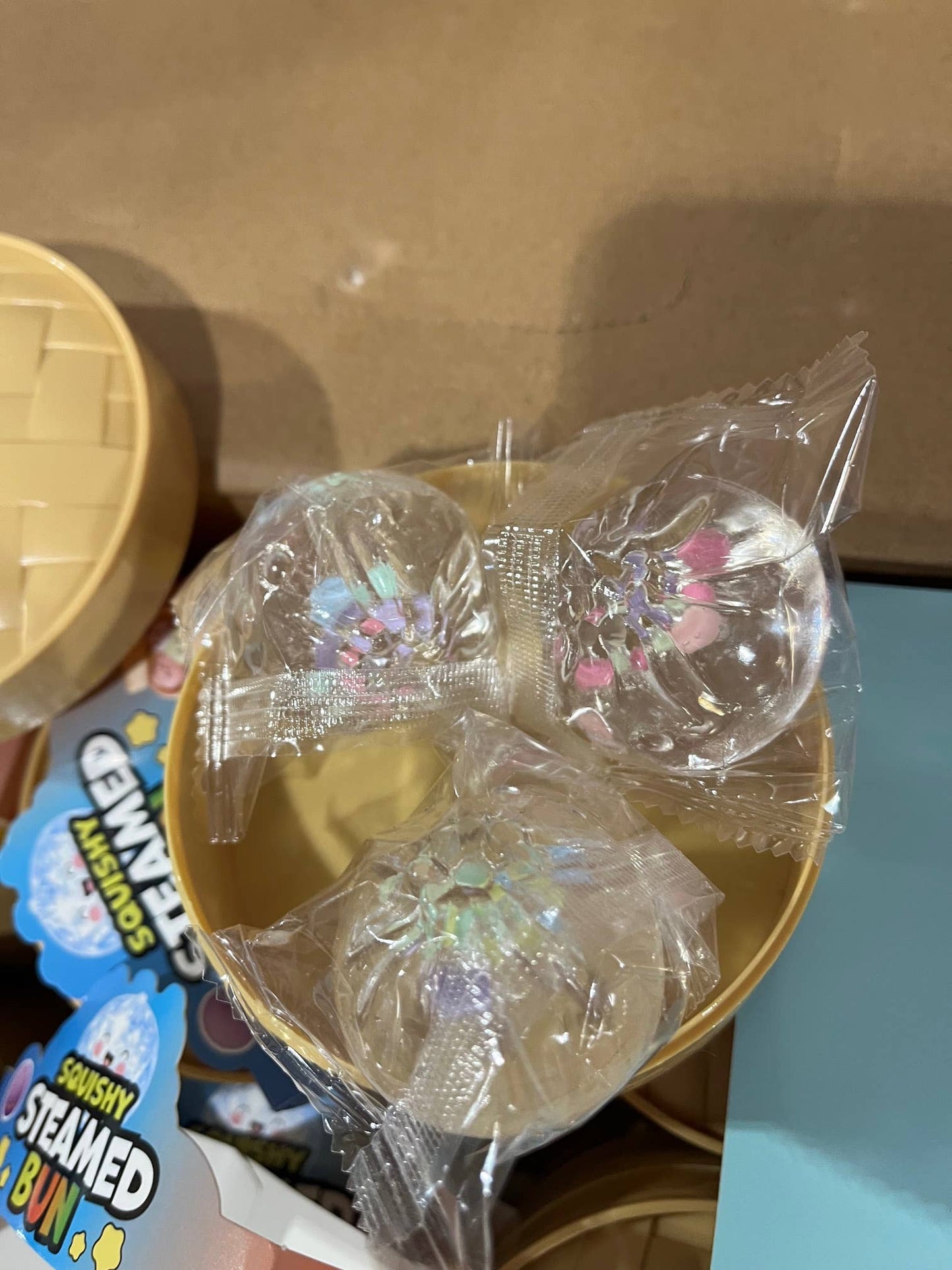3-in-1 Mini Clear Squishy Dumplings Toy