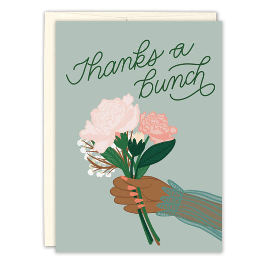Thanks A Bunch Thank You Card