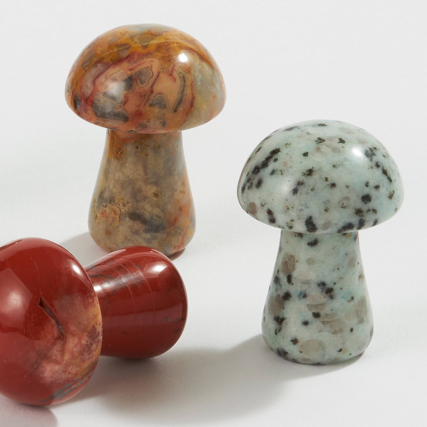 Large Carved Crystal Mushroom Assortment 🍄