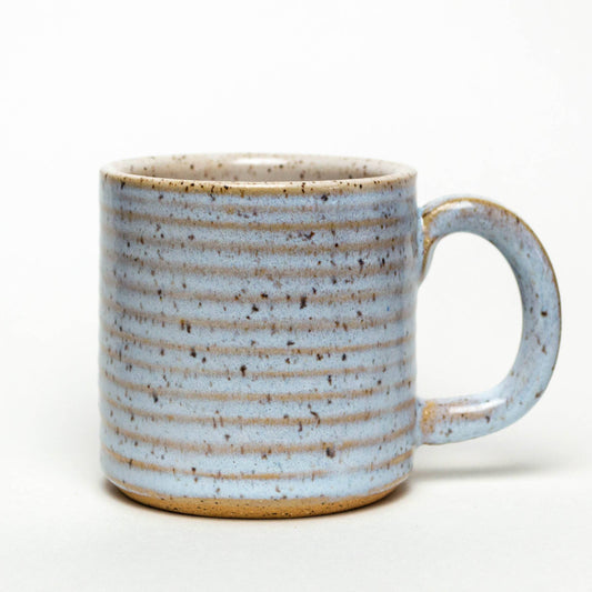 Periwinkle Blue Hand-thrown, in Ohio, Ceramic 12-14 oz Mug
