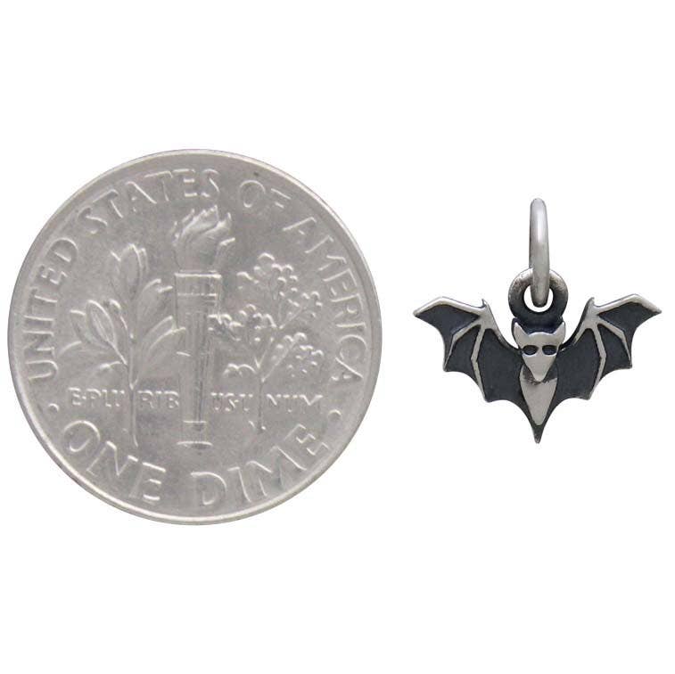 Mini Bat Charm 12x12mm