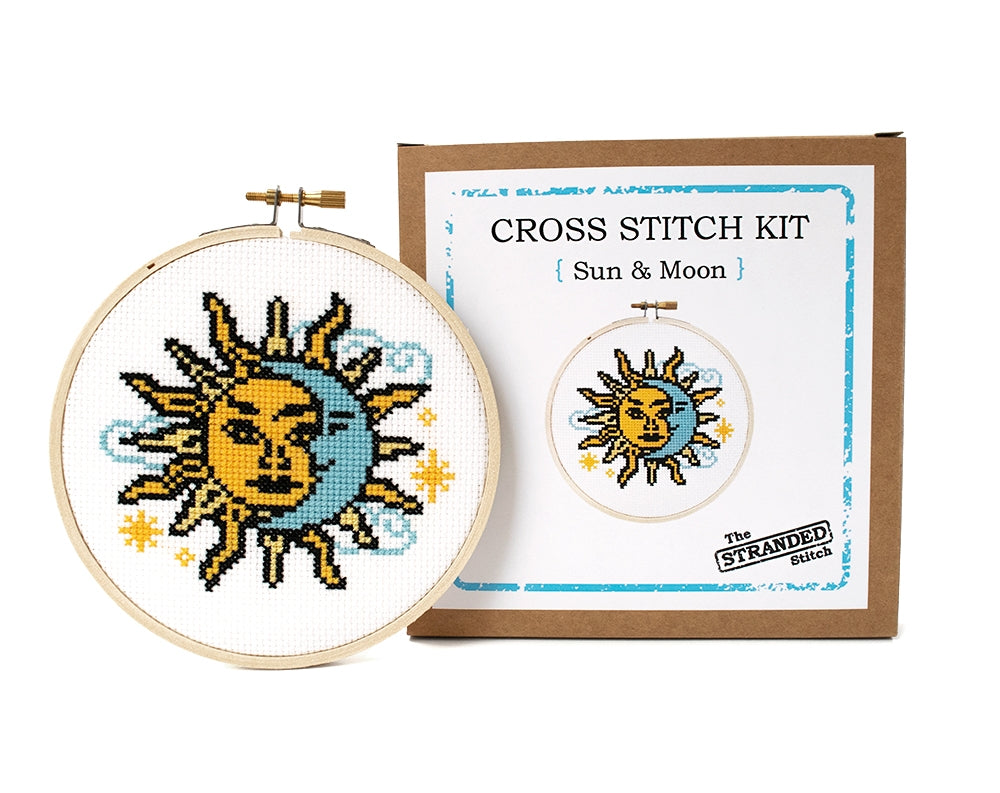 Sun and Moon Cross Stitch Kit