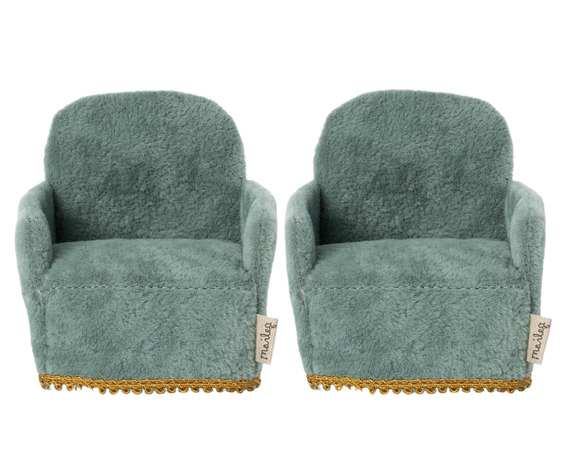 Set of 2 Chairs (for Maileg Mice or dollhouse)