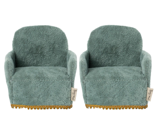 Set of 2 Chairs (for Maileg Mice or dollhouse)