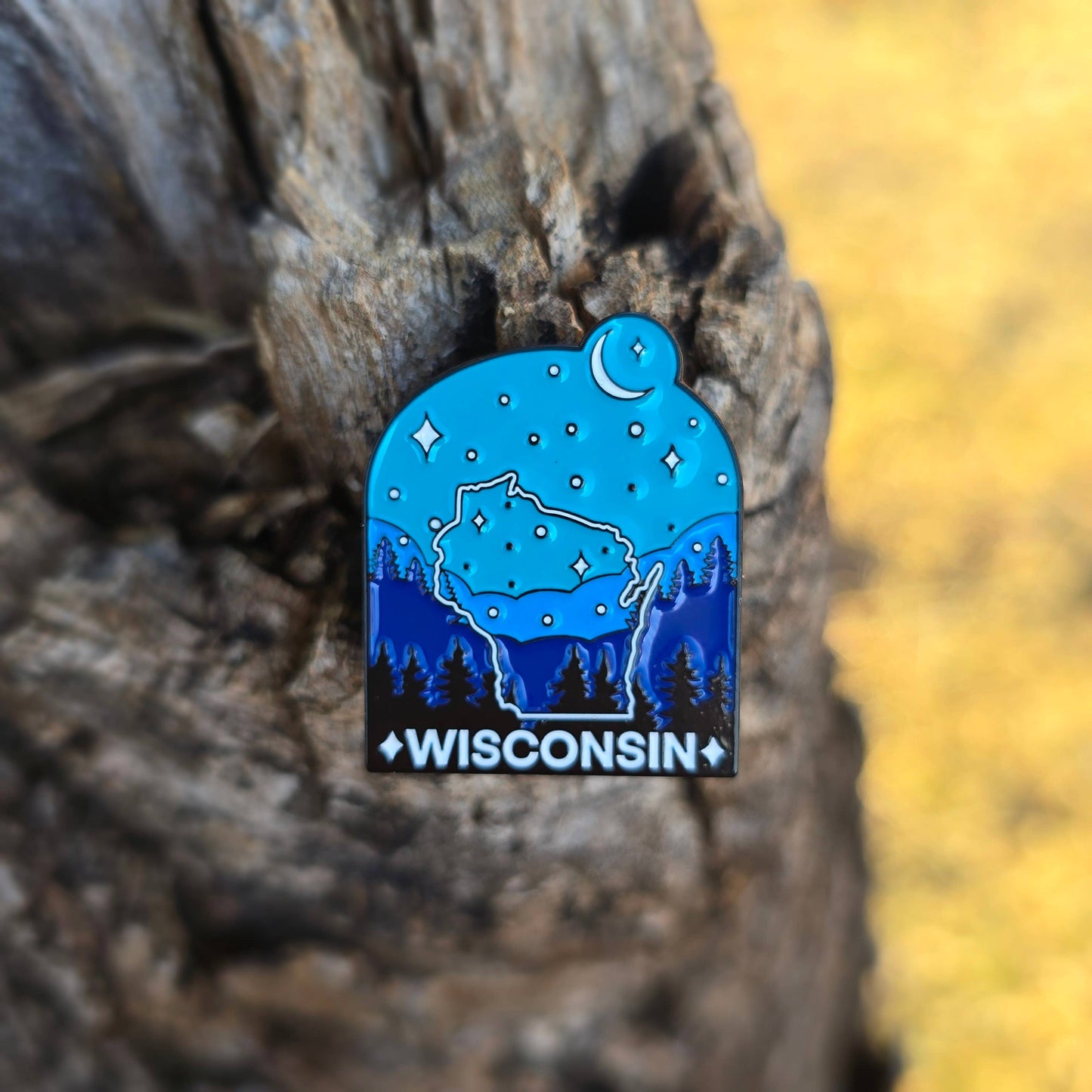 Wisconsin enamel pin